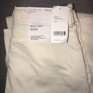 Elsa Hosk Monday high-rise wide-leg jeans